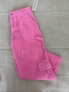BDG Corduroy Cropped Cargo Pants